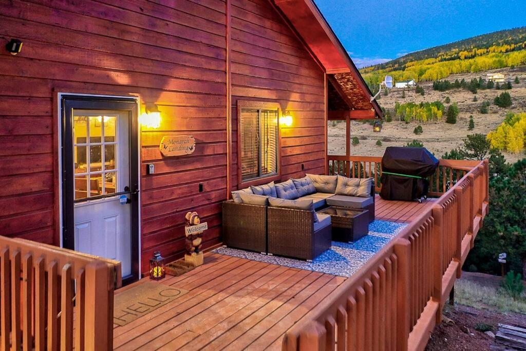 Monarch Landing, A Cozy Cabin W/360 Mountain Views クリップル・クリーク エクステリア 写真